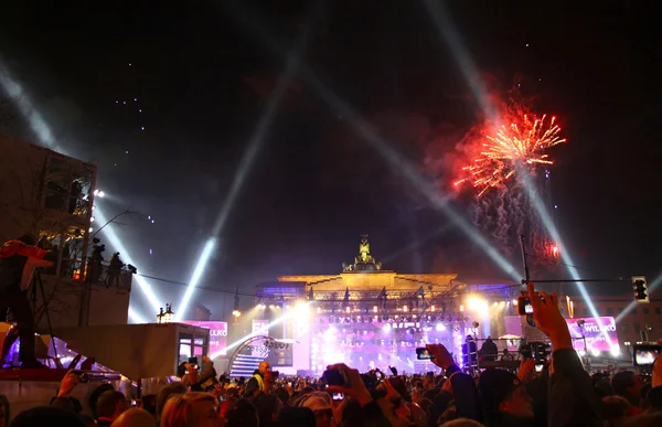 New Year celebrations in Berlin, Germany