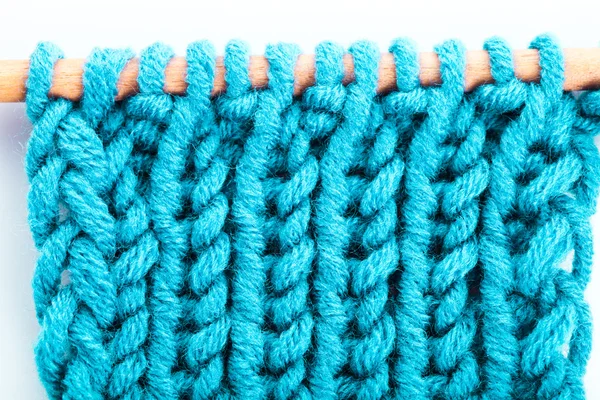 Turquoise knitted background