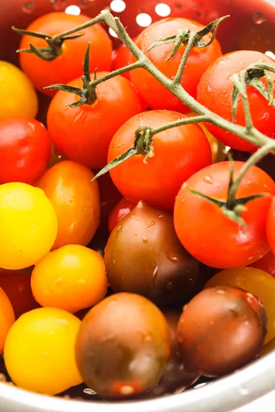 Various types of cherry tomatoes
