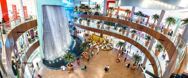 Waterfall in Dubai Mall - world's largest shopping mall