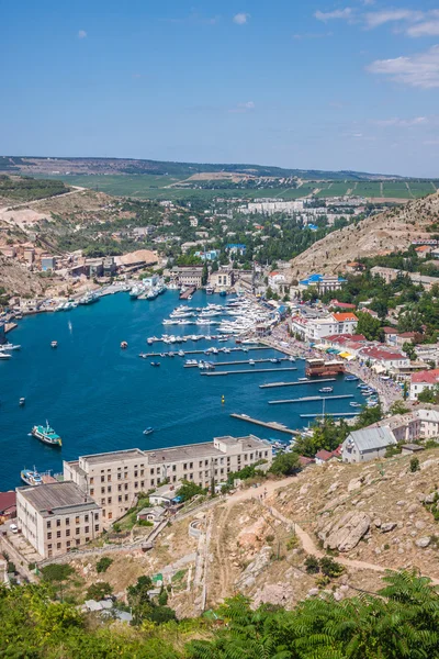 Summer view seacoast. Sudak beach. Black Sea, Ukraine