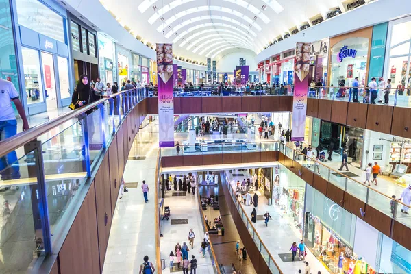 Waterfall in Dubai Mall - world's largest shopping mall