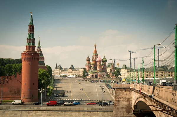 Red Square, Kremlin and the Cathedral St. Basil\'s