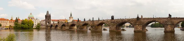 Prague, view of the Vltava River and bridges