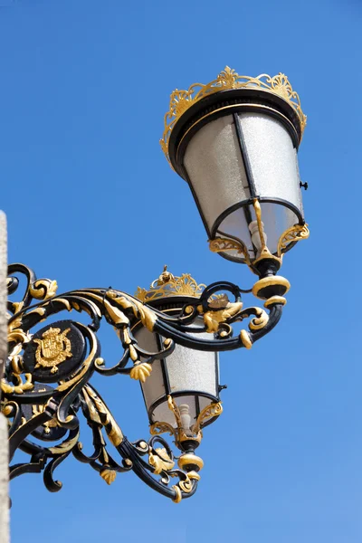 Decorative lamp in Madrid, Spain