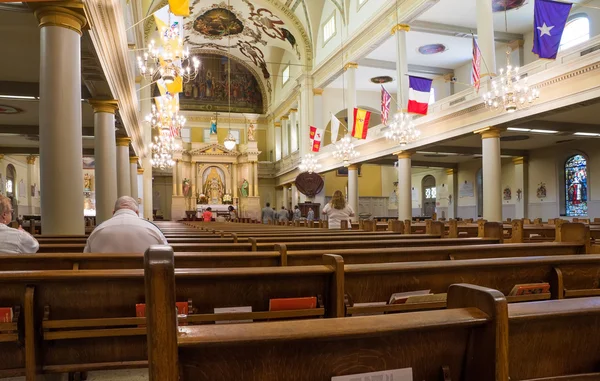 Inside cathedral of St. Louis in New Orleans