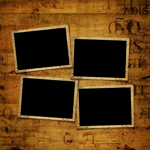 Old grunge paper frames on the ancient background