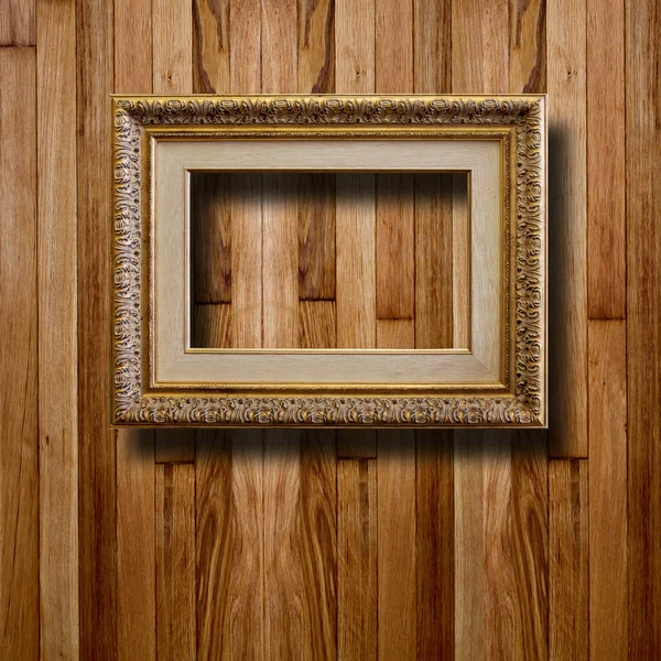 Old gilded picture frame
