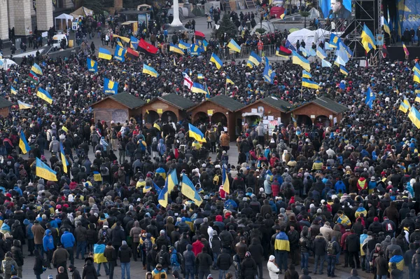 Ukrainian people demand the resignation of the government and early voting