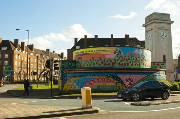 Wall mural in London