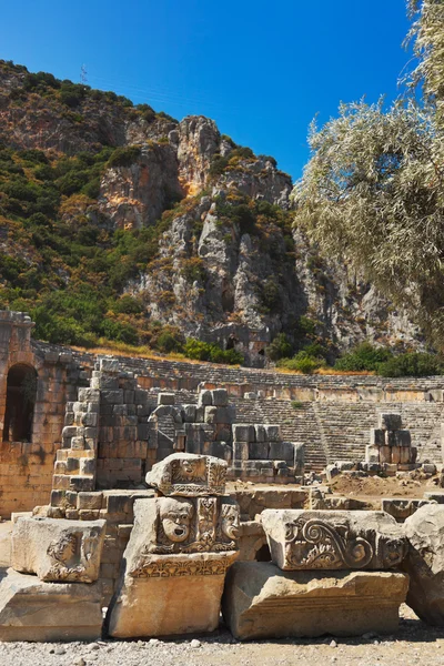 Ancient town in Myra, Turkey