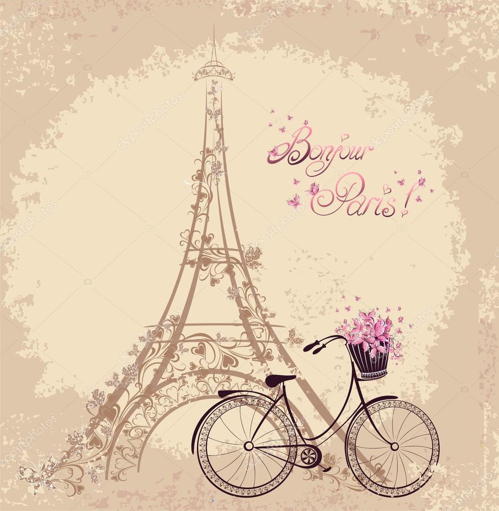 vintage paris clipart - photo #18