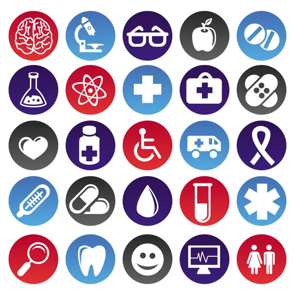 Vector medical icons and signs