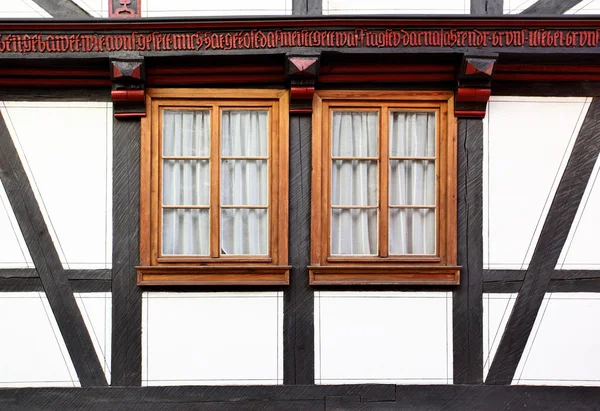 Windows of old house