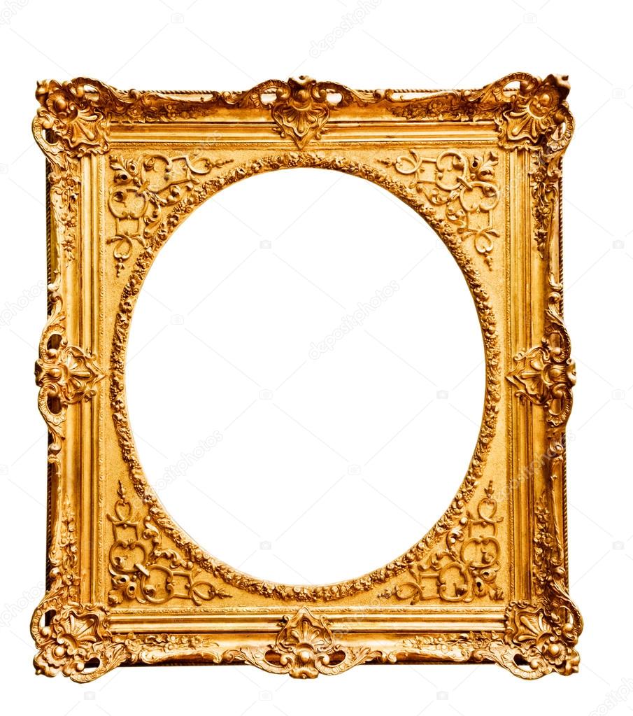 View Vintage Picture Frames Gold PNG