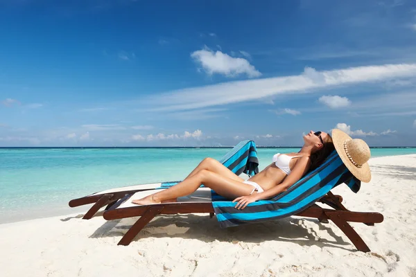 Young woman at beach