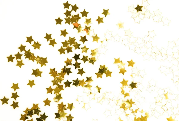 Gold confetti