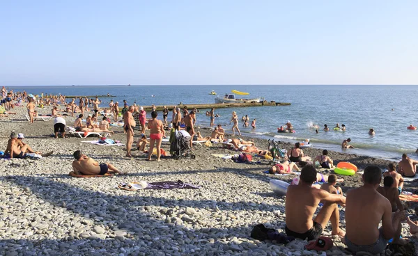 Beach on the Black Sea near Adler.