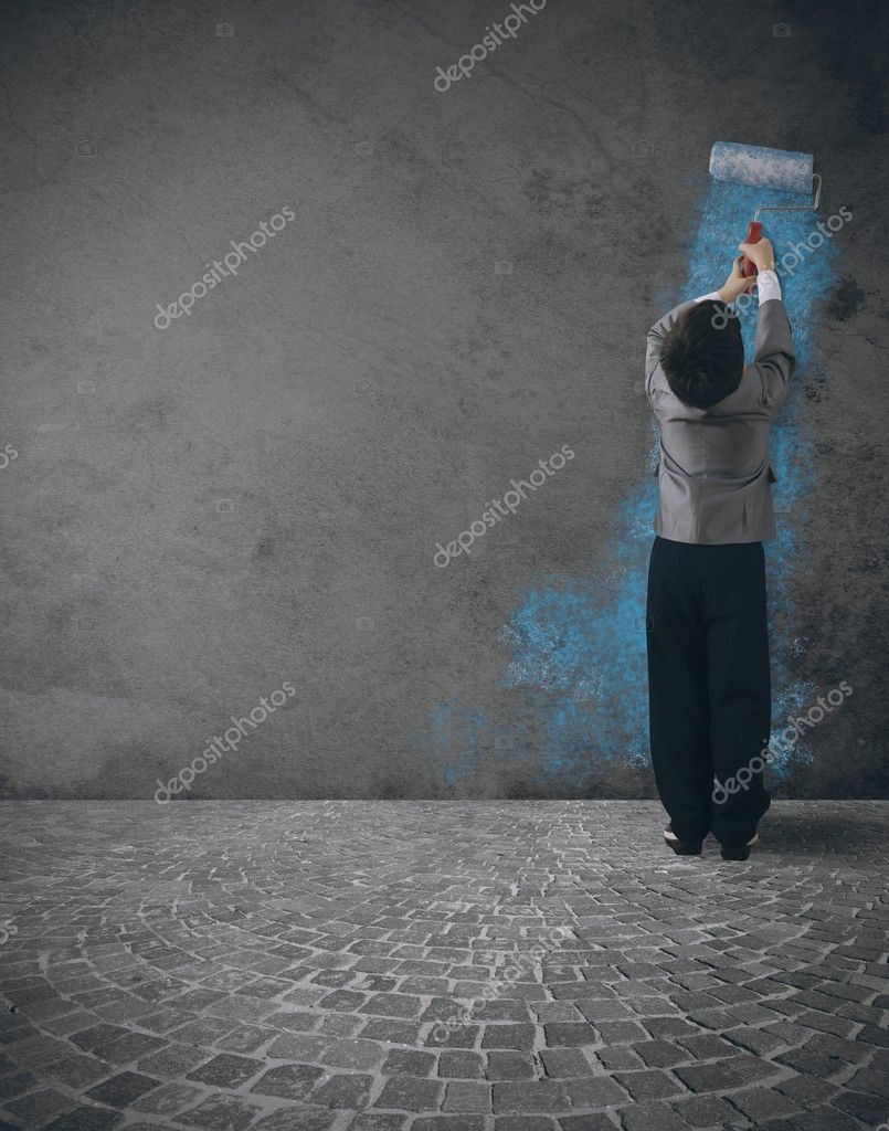Grijs met kleur wijzigen — stockfoto © alphaspirit #18937091 Kamer kleur grijs