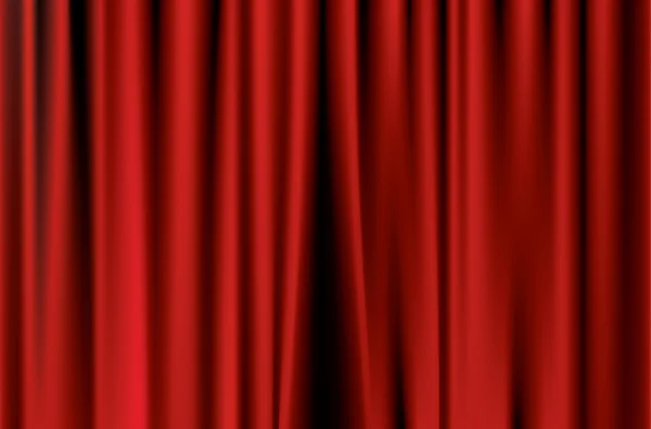 Red curtain of movie stage background