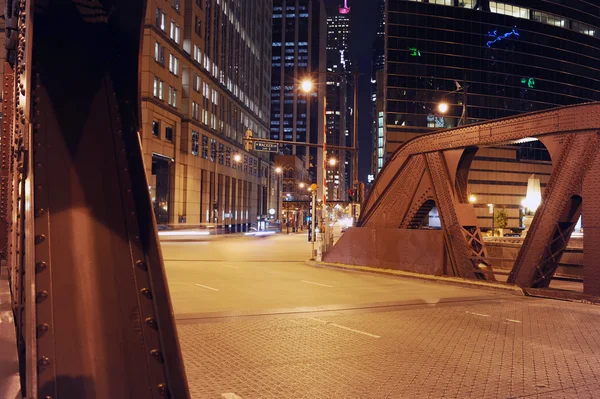 Bridge in downtown of Chicago