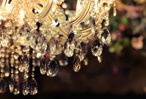 Chrystal chandelier close-up