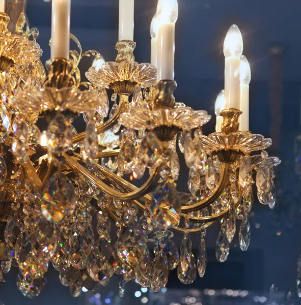 Chrystal chandelier close-up