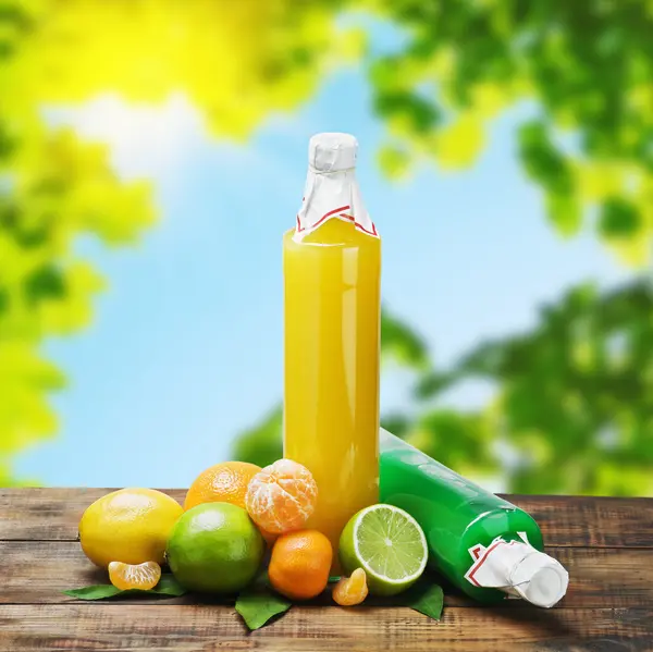 Citrus juice bottle
