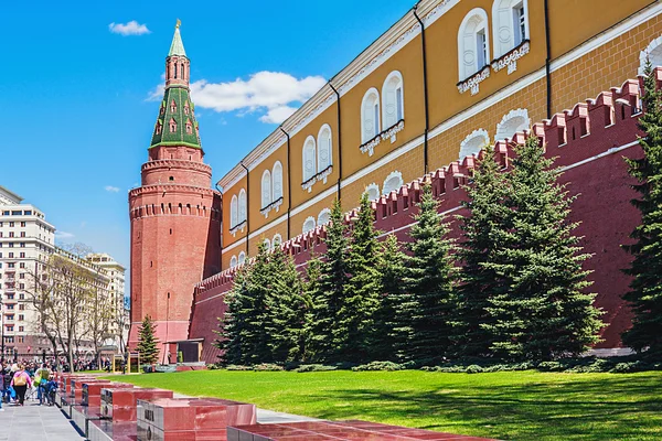 Kremlin Wall and Alexander Garden to the tomb of the unknown sol