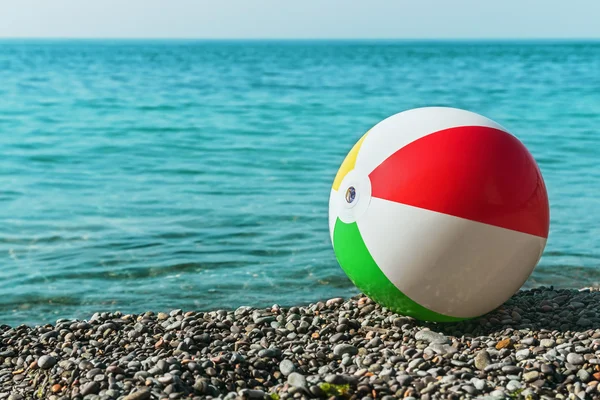 Children's ball on the beach