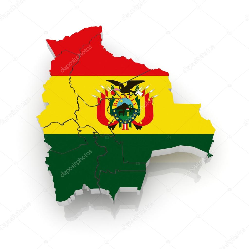 Mapa de bolivia — Foto de Stock #42598259 — Depositphotos