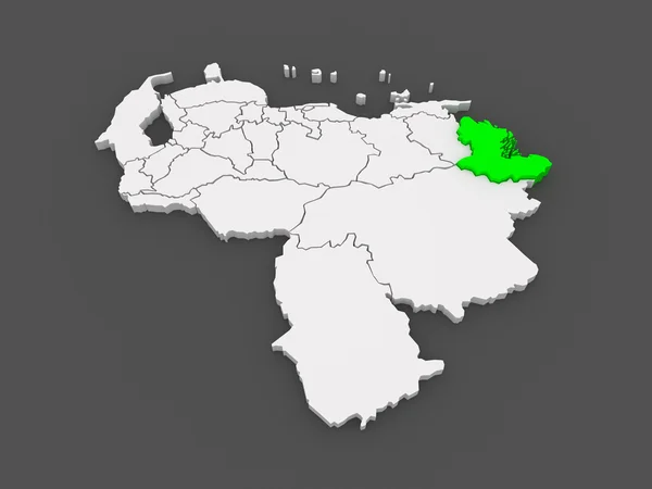 三角洲地图。委内瑞拉 - 图库照片Tatiana53#4