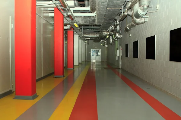 Technology corridor at the factory