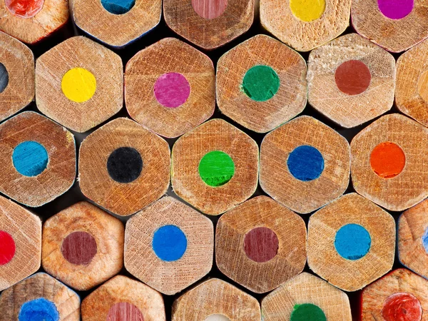 Color pencils background closeup
