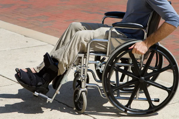 Injured Man Wheelchair