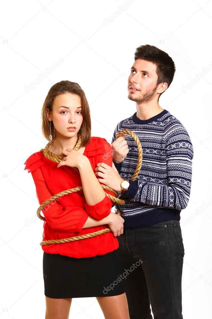 from Silas girl tying up boy with rope im dating a cheater