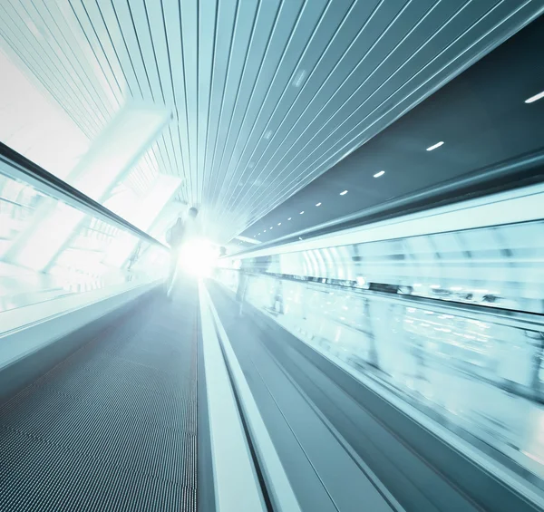 Violet light escalator way