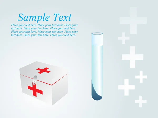 Vector illustration of first aid box