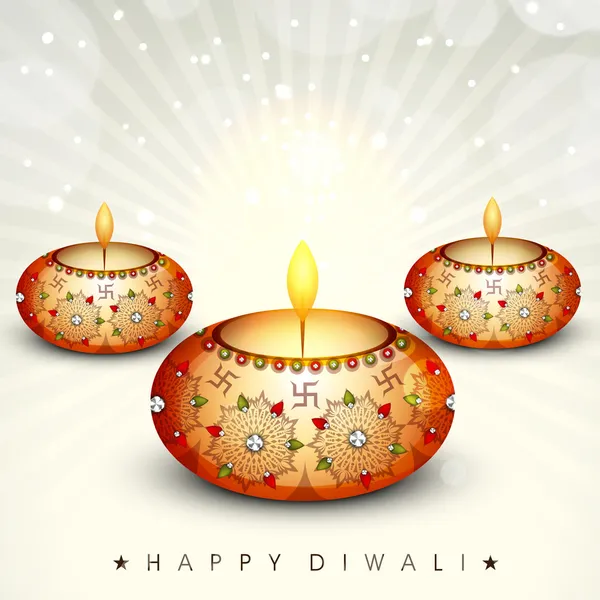 Happy diwali light festival of india greeting background in vector   CanStock