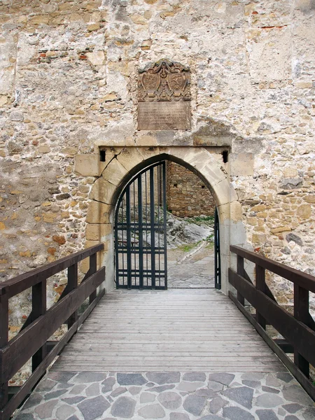 Main gate of the Trencin castle, Slovakia