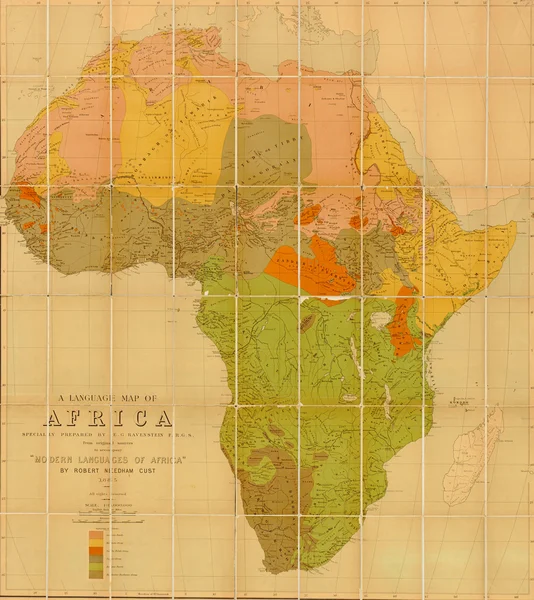 Language map of Africa