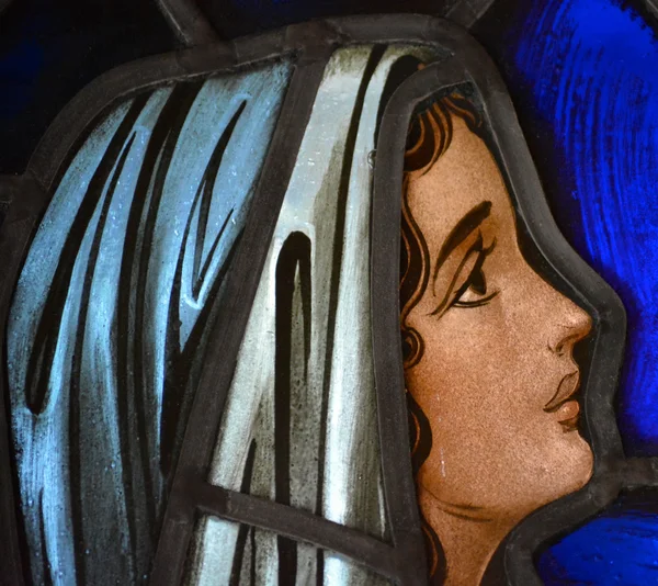 Mother Mary in Stained Glass 3