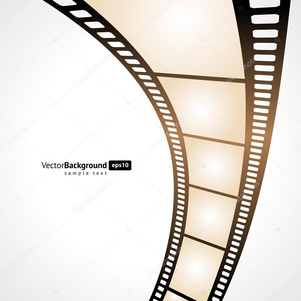 Film tape vector background. Eps 10. — Stock Vector © VikaSuh #25628927