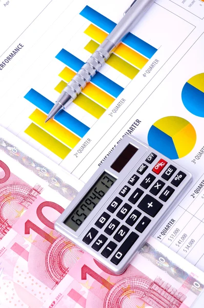 Financial Analysis with charts and european currency