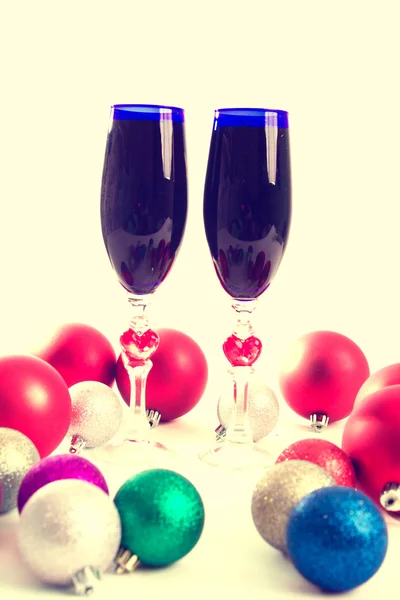 Goblet, wine, spirits for Christmas