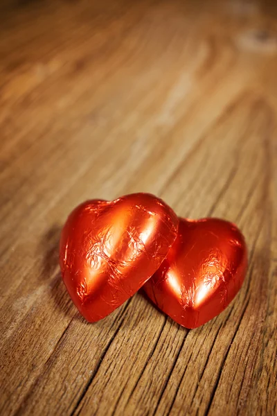 Delicious chocolate hearts