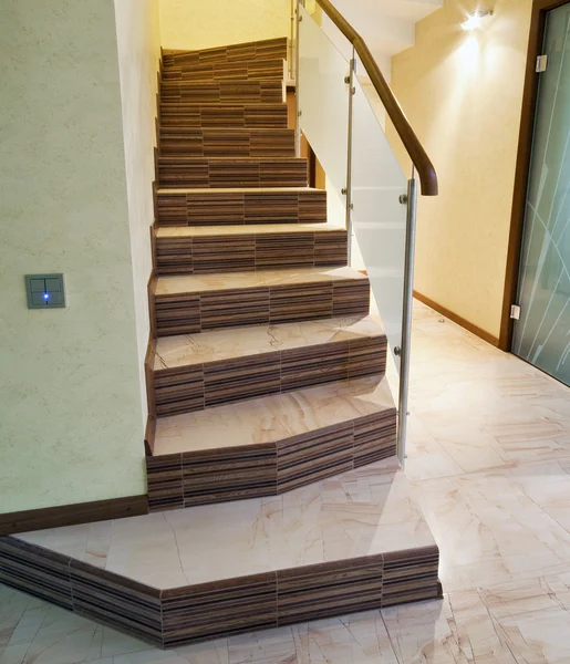 Staircase in a new house