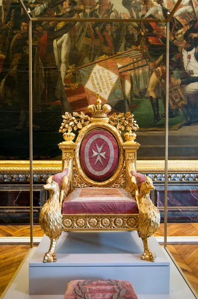 King\'s throne in Palace of Versailles