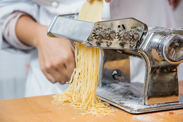 Chef making pasta