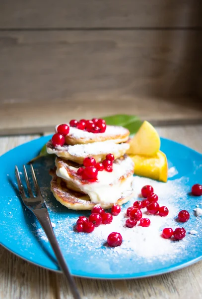 Pancakes with fruits